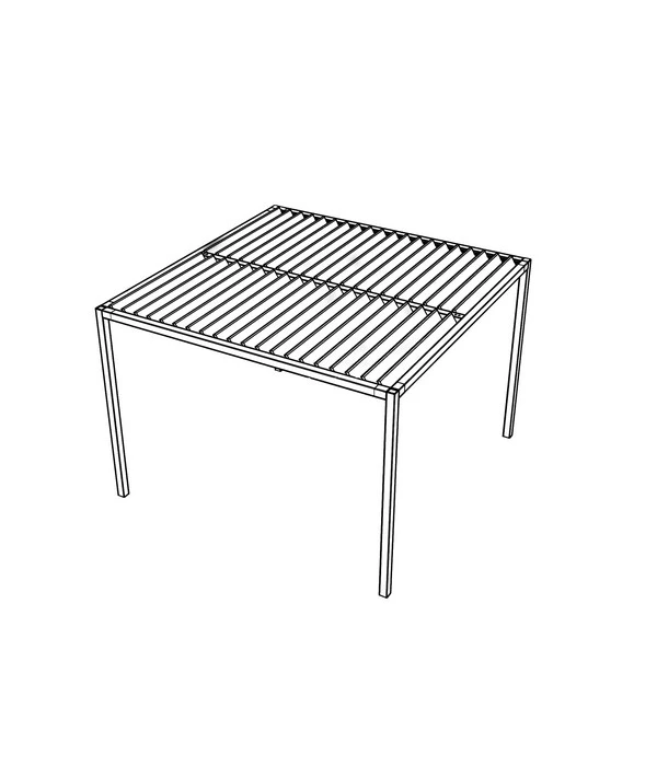 Siena Garden Schattenmanufaktur® Pergola Basis Vivera, Ca. B320/H220/T320 Cm 8 Siena Garden Schattenmanufaktur® Pergola Basis Vivera, Ca. B320/H220/T320 Cm – Bild 8