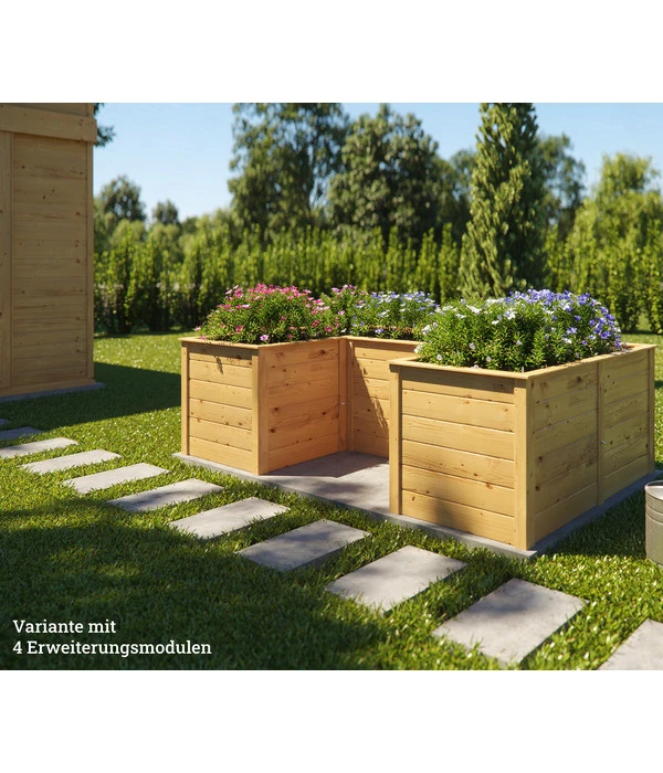 Weka Erweiterung Für Element-Hochbeet 669, Ca. B69/H69/T71 Cm 6 Weka Erweiterung Für Element-Hochbeet 669, Ca. B69/H69/T71 Cm – Bild 6