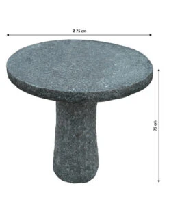 Dehner Granit-Tisch, Rund, Ca. Ø75/H75 Cm 8 Dehner Granit-Tisch, Rund, Ca. Ø75/H75 Cm -Gardena Store 2741676 WE BG 001 GranitTischrund75cm