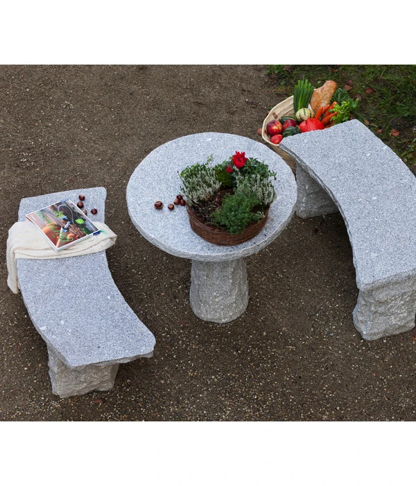 Dehner Granit-Tisch, Rund, Ca. Ø75/H75 Cm 3 Dehner Granit-Tisch, Rund, Ca. Ø75/H75 Cm – Bild 3