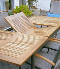Dehner Teak-Ausziehtisch Colmar, Ca. B152-210/H76/T89 Cm -Gardena Store 2785608 WE MO 003 DehnerAusziehtischColmar