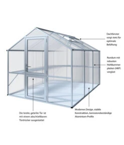 KGT Gewächshaus Rose III, Ca. B233/H215/T322 Cm 10 KGT Gewächshaus Rose III, Ca. B233/H215/T322 Cm -Gardena Store 3013786 WE IG 001 KGTGewaechshausRoseIII