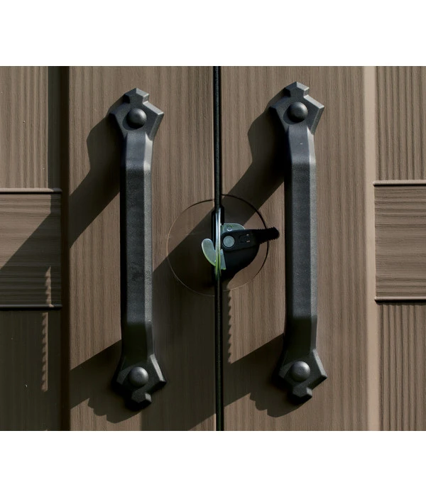 Keter Kunststoffgerätehaus Factor 8x6, Ca. B256,5/H243/T182 Cm 5 Keter Kunststoffgerätehaus Factor 8x6, Ca. B256,5/H243/T182 Cm – Bild 5