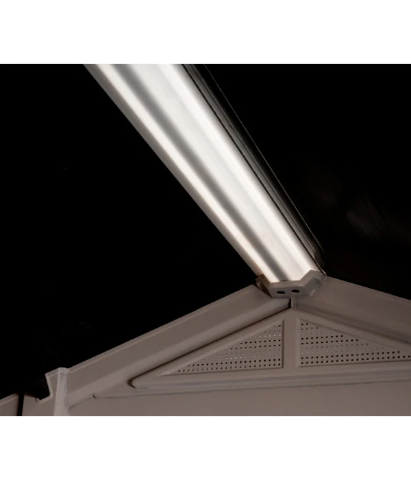 Keter Kunststoffgerätehaus Factor 8x6, Ca. B256,5/H243/T182 Cm 7 Keter Kunststoffgerätehaus Factor 8x6, Ca. B256,5/H243/T182 Cm – Bild 7