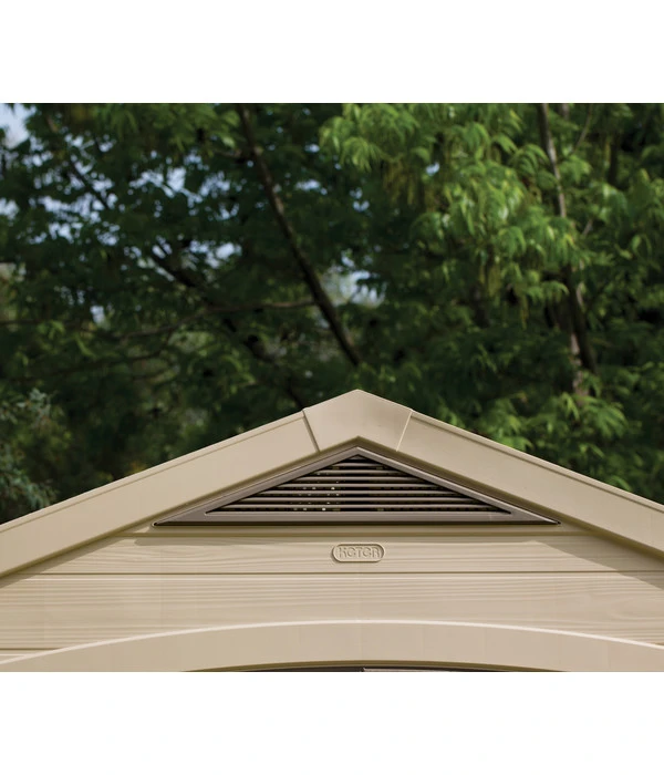 Keter Kunststoffgerätehaus Factor 8x6, Ca. B256,5/H243/T182 Cm 8 Keter Kunststoffgerätehaus Factor 8x6, Ca. B256,5/H243/T182 Cm – Bild 8