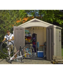 Keter Kunststoffgerätehaus Factor 8x6, Ca. B256,5/H243/T182 Cm 10 Keter Kunststoffgerätehaus Factor 8x6, Ca. B256,5/H243/T182 Cm -Gardena Store 3037942 WE MO 001 KeterGeraetehaus