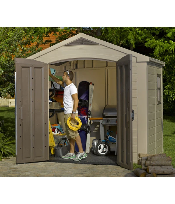 Keter Kunststoffgerätehaus Factor 8x6, Ca. B256,5/H243/T182 Cm 4 Keter Kunststoffgerätehaus Factor 8x6, Ca. B256,5/H243/T182 Cm – Bild 4