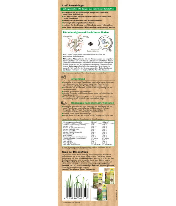 Neudorff Azet® Rasendünger 2 Neudorff Azet® Rasendünger – Bild 2