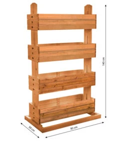 Hecht Hochbeet Cube 4, Ca. B82/H145/T50 Cm -Gardena Store 3060399 WE BG 001 HechtHochbeetCube4