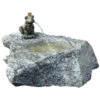 Rottenecker Granit-Gartenbrunnen Froschkönig Otto, 25 X 40 X 20 Cm