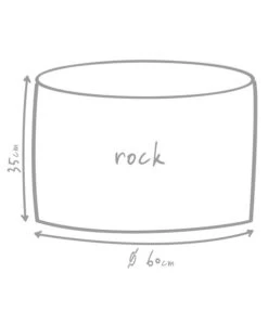 Outbag Outdoor-Sitzsack Rock Plus 5 Outbag Outdoor-Sitzsack Rock Plus -Gardena Store 3452067 WE DE 002 GlobalBeddingPlusAnthrazit