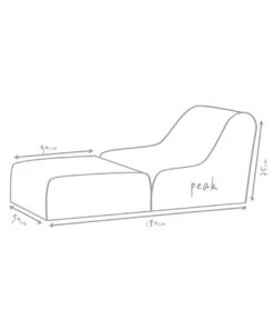 Outbag Outdoor-Sitzsack Peak Plus -Gardena Store 3470630 WE DE 002 PeakPlusRed