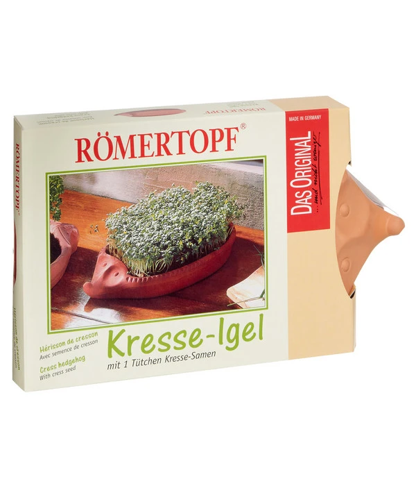 Römertopf Kresseigel Mit Kresse-Saatgut 1 Römertopf Kresseigel Mit Kresse-Saatgut