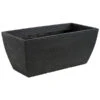Kunststoff-Pflanzkasten Rille, Ca. B80/H34/T40 Cm, Anthrazit