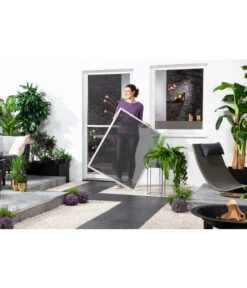 Hecht Fliegengitter Fenster Mit Pollenschutz, Ca B100/H120 Cm 6 Hecht Fliegengitter Fenster Mit Pollenschutz, Ca B100/H120 Cm -Gardena Store 4019485 4019493 4019501 WE MO 001 HechtFensterbausatzMasterSlim