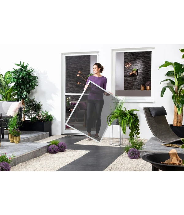 Hecht Fliegengitter Fenster Mit Pollenschutz, Ca B100/H120 Cm 3 Hecht Fliegengitter Fenster Mit Pollenschutz, Ca B100/H120 Cm – Bild 3