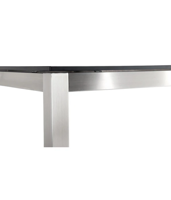 Best Tisch Marbella, Edelstahl, Schwarz, Ca. B210/H76/T100 Cm 3 Best Tisch Marbella, Edelstahl, Schwarz, Ca. B210/H76/T100 Cm – Bild 3