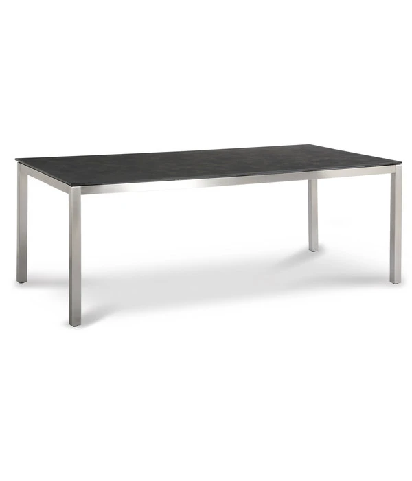 Best Tisch Marbella, Edelstahl, Schwarz, Ca. B210/H76/T100 Cm 1 Best Tisch Marbella, Edelstahl, Schwarz, Ca. B210/H76/T100 Cm