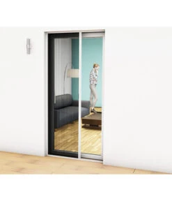 Hecht Alu-Plissee-Tür Professional, Ca. B125/H220 Cm -Gardena Store 4369419 WE FS 002 HechtAluPlisseeTuere