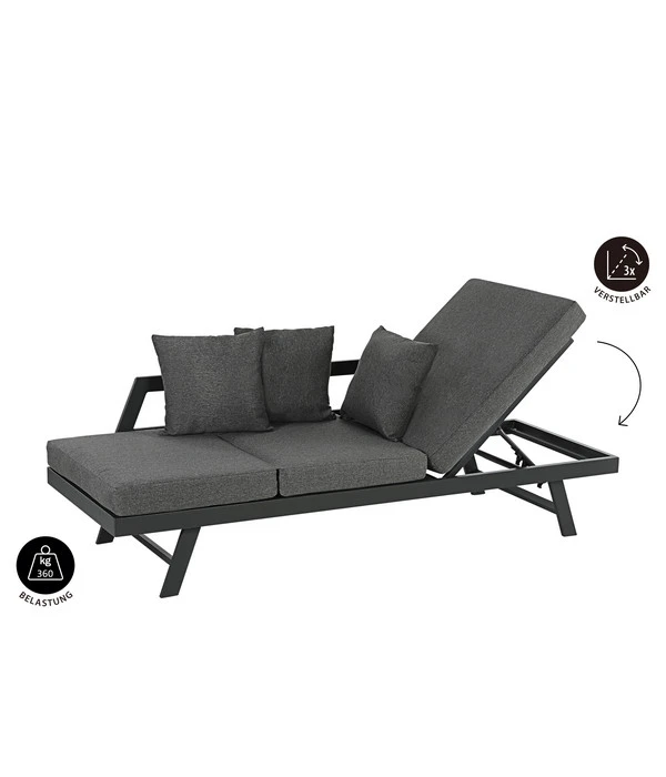 Dehner Funktionsliege Seattle 5 Dehner Funktionsliege Seattle – Bild 5