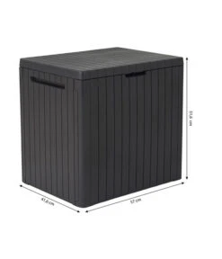 Keter Aufbewahrungsbox City Box, 113 Liter, Ca. B41,6/H51,6/T57 Cm -Gardena Store 4422481 WE BG 001 AufbewahrungsboxCity