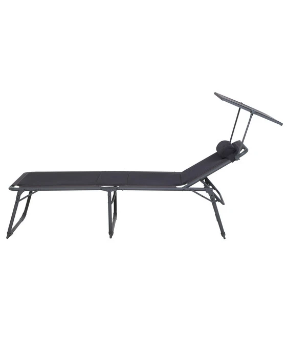 Siena Garden Campingliege Premium, Anthrazit, Ca. B69/H43/T200 Cm 3 Siena Garden Campingliege Premium, Anthrazit, Ca. B69/H43/T200 Cm – Bild 3