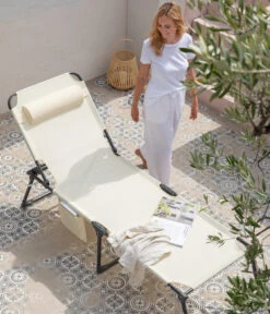 Dehner Gartenliege Mallorca, Ca. B71/H106/T227 Cm -Gardena Store 6635163 WE MO 002 LiegeMallorcaVanilla