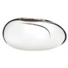 Scheurich Keramik-Übertopf Mirror Silver, Oval, Silber, Ca. B29/H14/T23 Cm