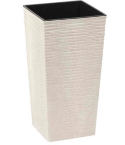 Siena Garden Kunststoff-Topf-Set ECO Nizza, Konisch, Ca. B30/H57/T30 Cm