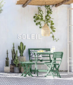 Dehner Klapptisch Stavanger, Ca. B80/H75/T80 Cm -Gardena Store 6666440 WE MO 001 KlappstuhlStavangerGruen