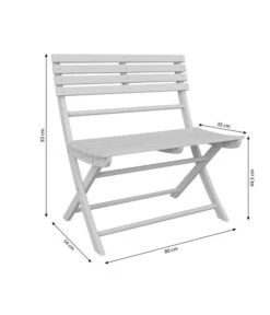 Dehner Klappbank Stavanger, 2-Sitzer 24 Dehner Klappbank Stavanger, 2-Sitzer -Gardena Store 6666473 WE BG 001 KlappbankStavanger