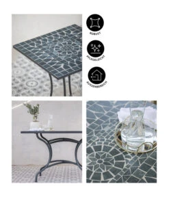 Dehner Mosaiktisch Madeleine, Eckig -Gardena Store 6666564 6666549 WE IG 001 DehnerMosaiktischMadeleineeckigquadratisch