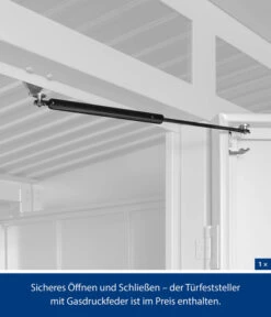 Hörmann Berry-Gerätehaus Modern-S Typ 3, Ca. B323,6/H219,4/T247,7 Cm -Gardena Store 6669782 WE DE 002 HoermannMetallgeraetehaus