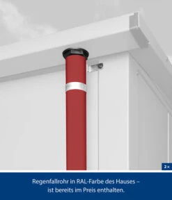 Hörmann Berry-Gerätehaus Modern-S Typ 3, Ca. B323,6/H219,4/T247,7 Cm -Gardena Store 6669782 WE DE 003 HoermannMetallgeraetehaus