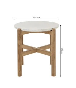 Dehner Tisch Portofino, Ca. Ø45,5/H47,8 Cm 9 Dehner Tisch Portofino, Ca. Ø45,5/H47,8 Cm -Gardena Store 6670699 WE BG 001 DehnerTischPortofinoKlein