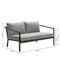 Dehner Alu-Lounge New York, 4-teilig -Gardena Store 6670954 WE BG 001 LoungeNewYork