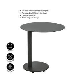Dehner Beistelltisch Mika, Ca. Ø50/H50 Cm -Gardena Store 6701015 WE IG 001 BeistelltischMika