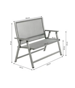 Dehner Klappbank Chicago, 2-Sitzer 16 Dehner Klappbank Chicago, 2-Sitzer -Gardena Store 6701783 WE BG 001 KLAPPBANKCHICAGO