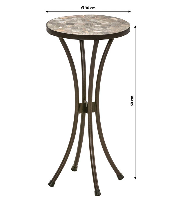 Dehner Mosaikblumenhocker Grazia 4 Dehner Mosaikblumenhocker Grazia – Bild 4