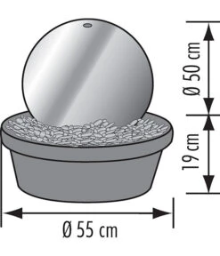 Seliger Edelstahl-Gartenbrunnen Pacific -Gardena Store 6702583 WE DE 001 SeligerEdelstahlGartenbrunnenPacific