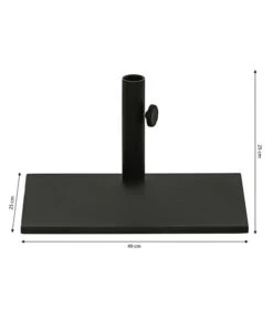 Dehner Balkonschirmständer, 20 Kg -Gardena Store 6703573 WE BG 001 Balkonschirmstaender