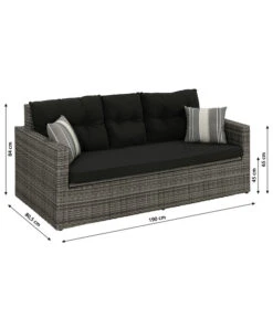 Dehner Flecht-Truhenbank Föhr, 3-Sitzer 19 Dehner Flecht-Truhenbank Föhr, 3-Sitzer -Gardena Store 6704795 WE BG 001 TruhenbankFoehrNeu