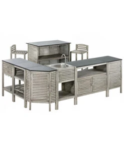 Dehner Eckschrank Southampton, Ca. B50/H90/T50 Cm -Gardena Store 6713390 WE FS 002 KuecheSouthampton 2