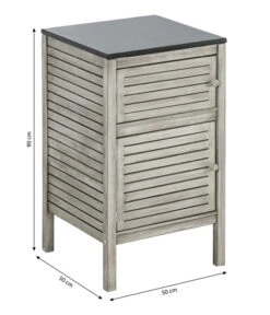 Dehner Schrank Southampton, Ca B50/H90/T50 Cm -Gardena Store 6713663 WE BG 001 SchrankSouthampton50Grau