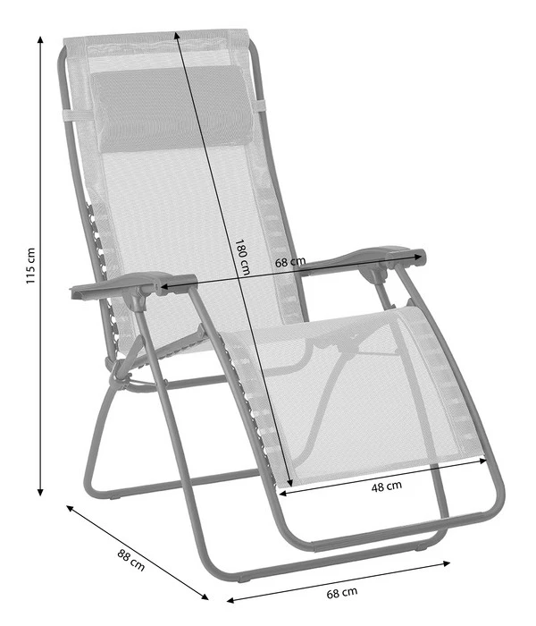 Lafuma Relaxsessel RSXA Clip, Batyline® 5 Lafuma Relaxsessel RSXA Clip, Batyline® – Bild 5