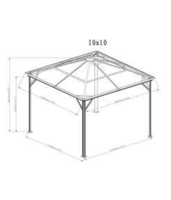 Sojag Pavillon Verona 25 Sojag Pavillon Verona -Gardena Store 6752679 WE FS 002 PavillonVerona