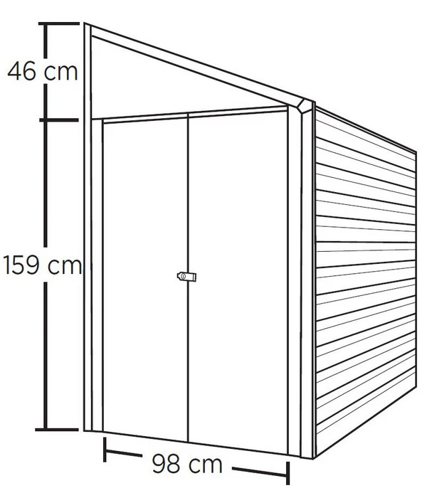 Spacemaker Anlehngerätehaus 2 Spacemaker Anlehngerätehaus – Bild 2
