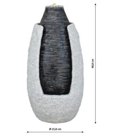 Dehner Zimmerbrunnen Nael Mit LED-Beleuchtung, Ca. H48 Cm 5 Dehner Zimmerbrunnen Nael Mit LED-Beleuchtung, Ca. H48 Cm -Gardena Store 6865232 WE BG 001 ZimmerbrunnenNael