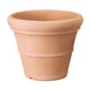 Farmet Kunststoff-Pflanzkübel, Glatt, Rund, Terrakotta