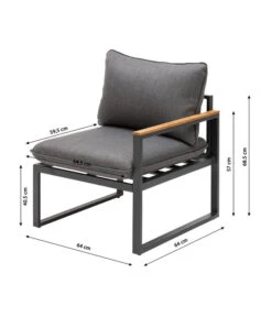 Dehner Balkonset Padua, 5-teilig -Gardena Store 6894174 WE BG 001 BalkongruppePadua